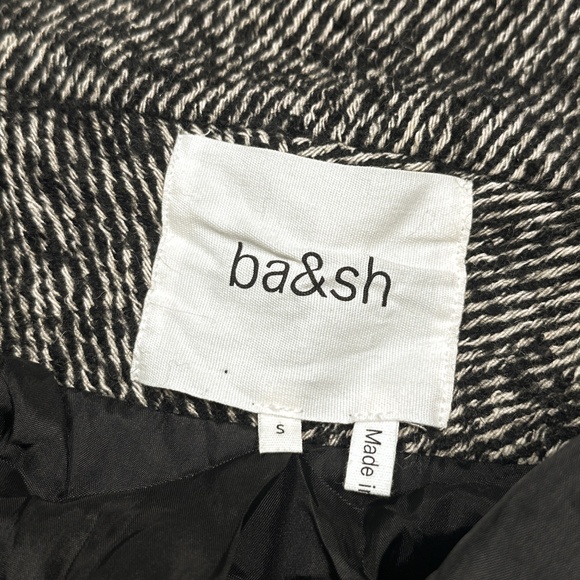 ba&sh Santa Twill Wool Alpaca Blend Double Breasted Oversized Coat Womens Small - Picture 7 of 11